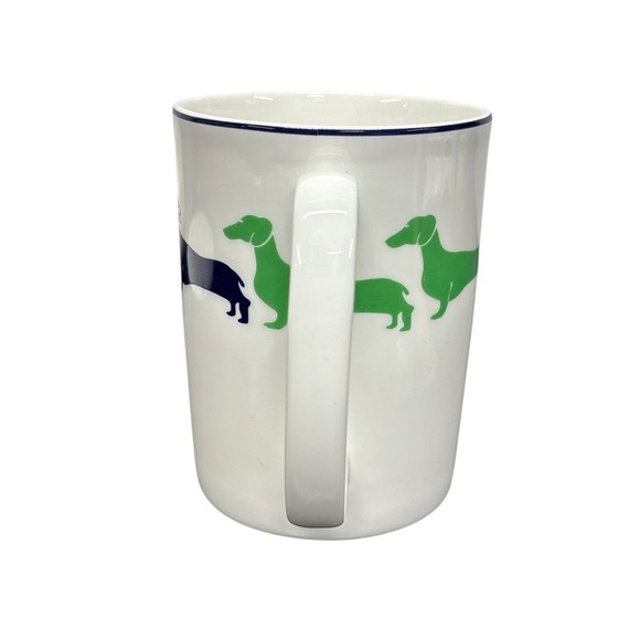 Kate Spade Wickford Dachshund Tidbit Dessert Plate 5.75" Lenox Mug 4" EUC Set - Picture 6 of 11